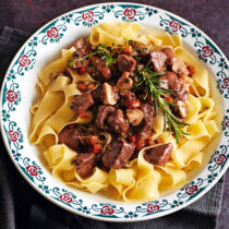 Pappardelle mit Wildschweinragout