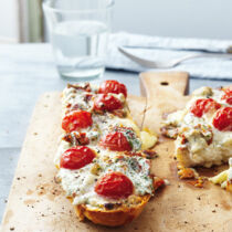 Gebackene Käse-Baguettes