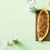 Hackfleisch-Lauch-Pide