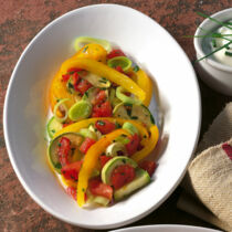 Ofengemüse mit Schnittlauch-Schmand Ofengemüse mit Schnittlauch-Schmand