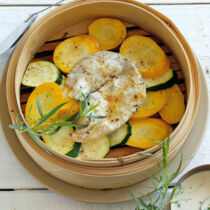 Mariniertes Hähnchen aus dem Dampf Mariniertes Hähnchen aus dem Dampf