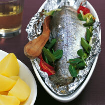 Forellen in der Folie Forellen in der Folie