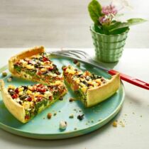 Spinat-Quiche mit Feta