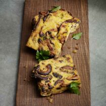 Polentaquiche mit Shiitakepilzen Polentaquiche mit Shiitakepilzen