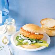 Fischbrötchen-Burger Fischbrötchen-Burger