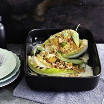 Ofen-Spitzkohl mit Käsesauce Ofen-Spitzkohl mit Käsesauce