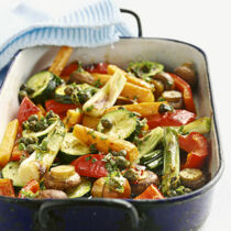 Gegrillte Gemüse mit Kapern-Vinaigrette Gegrillte Gemüse mit Kapern-Vinaigrette