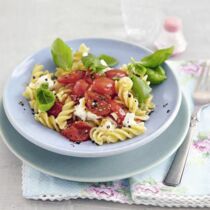 Pasta mit Ziegenkäse