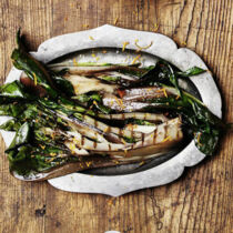 Gegrillter Mangold Gegrillter Mangold