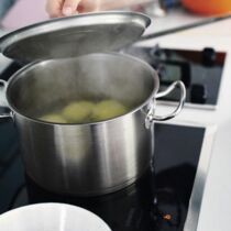 Kartoffel-klöße halb und halb