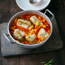 Cassoulet mit Rotbarsch Cassoulet mit Rotbarsch