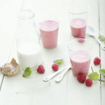 Himbeer-Gundermann-Smoothie Himbeer-Gundermann-Smoothie