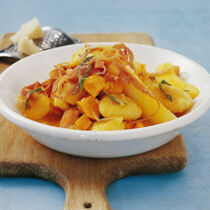 Kürbis mit Tiroler Speck Kürbis mit Tiroler Speck