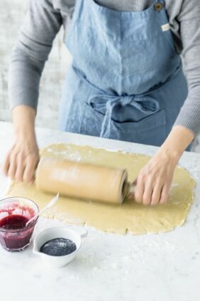 Himbeer-Mohn-Schnecken