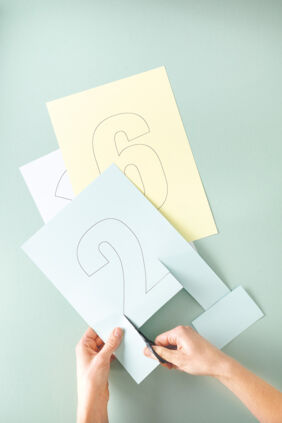 Number Cakes Zahlen Schablonen ausschneiden Number Cakes Zahlen Schablonen ausschneiden