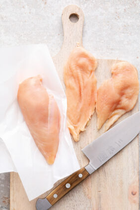 Hähnchen-Saltimbocca mit Zucchini Step 2 Hähnchen-Saltimbocca mit Zucchini Step 2