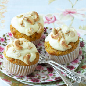 Würzige Möhren-Cupcakes Würzige Möhren-Cupcakes