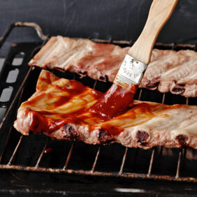 Spareribs mit homemade BBQ-Sauce Spareribs mit homemade BBQ-Sauce