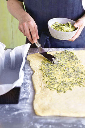 Bärlauch-Fächerbrot Bärlauch-Fächerbrot