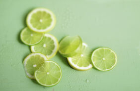 Zitronensaft Limetten Obstsalat Zitronensaft Limetten Obstsalat