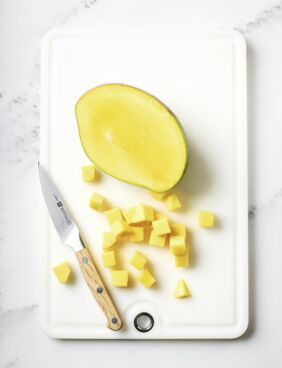 Honig-Entenbrust mit Mangokompott Honig-Entenbrust mit Mangokompott