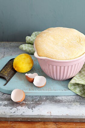 Mini-Germknödel mit Heidelbeeren Mini-Germknödel mit Heidelbeeren