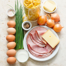 Schinkennudeln Schinkennudeln