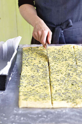 Bärlauch-Fächerbrot Bärlauch-Fächerbrot