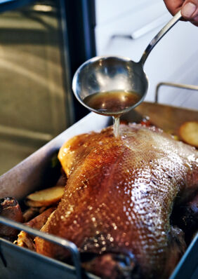 Gefüllte Gans für Festtage Gefüllte Gans für Festtage