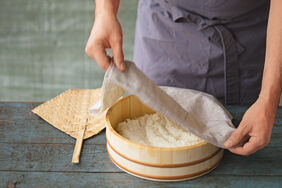 Sushi selber machen Sushi Sushireis ruhen lassen Sushi selber machen Sushi Sushireis ruhen lassen