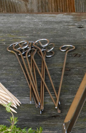 Metallspiesse grillen Metallspiesse grillen