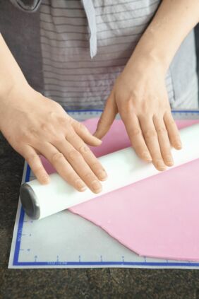 Das Cake Drum eindecken Das Cake Drum eindecken