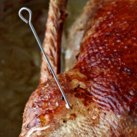 Gänsebraten mit Kürbisknödelfüllung Gänsebraten mit Kürbisknödelfüllung
