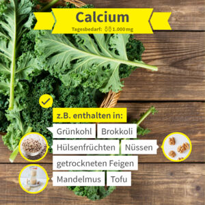 Vegane-Nährstofflieferanten - Calcium