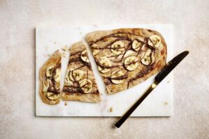 Süßer Flammkuchen vom Grill