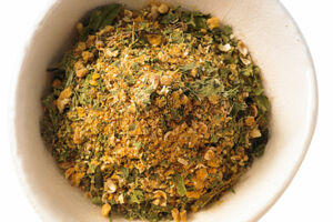 Grünes Koriander-Mint-Curry