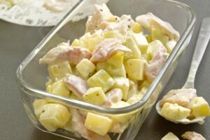 Kartoffel-Forellen-Salat mit Wasabi