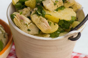 Kartoffel-Artischocken-Salat