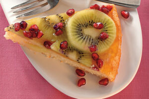 Kiwi-Granatapfel-Tarte