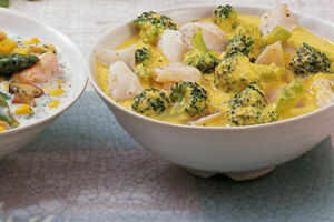 Fisch-Brokkoli-Curry