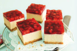 Cheesecake mit Erdbeeren