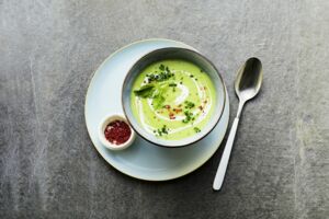 Kohlrabi-Erbsen-Suppe
