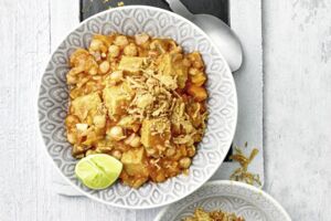 Auberginen-Curry mit Lupine