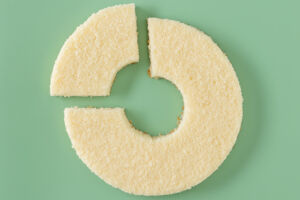 Number Cakes Zahlen Kreis zuschneiden