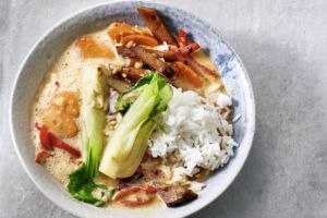 Rotes Thai-Curry 
mit Seitan