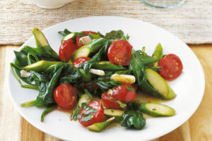 Spargel-Spinat-Gemüse