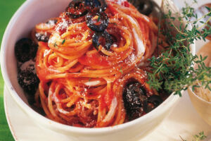 Spaghetti mit Tomatencreme