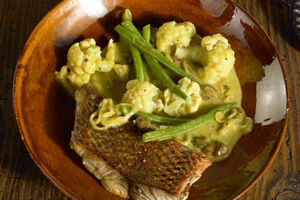 Red Snapper mit Curry