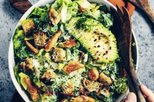 Caesar Salad mit Sesamdressing