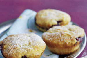 Preiselbeer-Birnen-Muffins